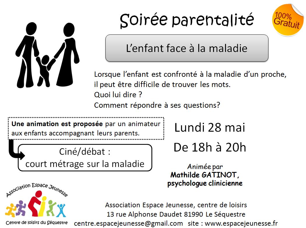 28 mai-- les enfants facent à la maladie