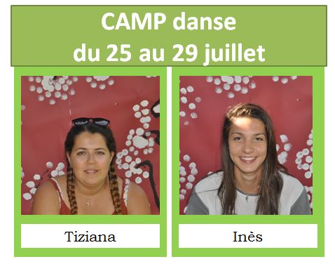 camp danse