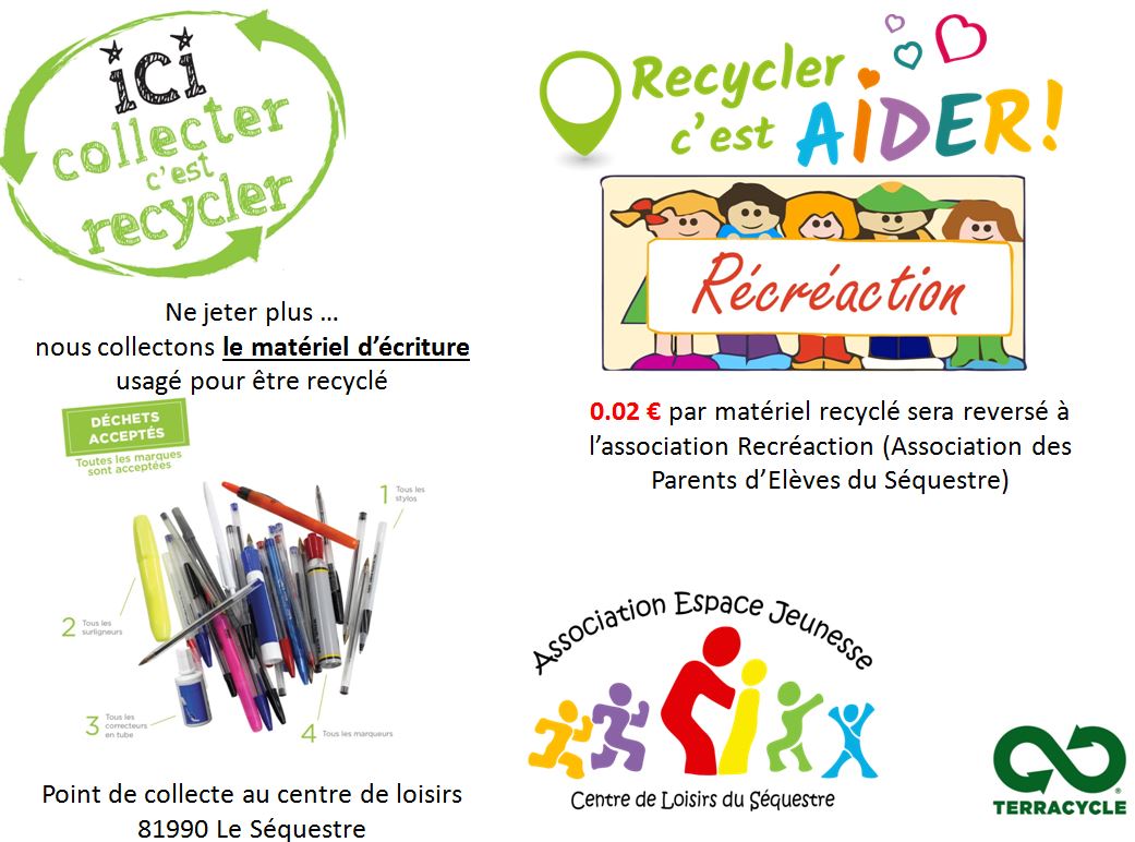 recycler c'est donner à recreaction